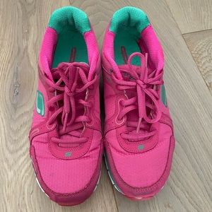 Sketchers Pink and Teal sneakers
